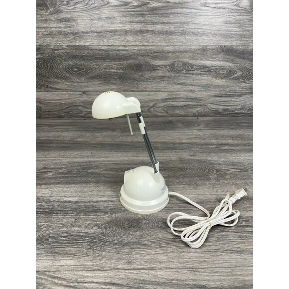 Vintage IKEA Espressivo Cream White Telescopic Halogen Desk Lamp Light MCM - Picture 1 of 7
